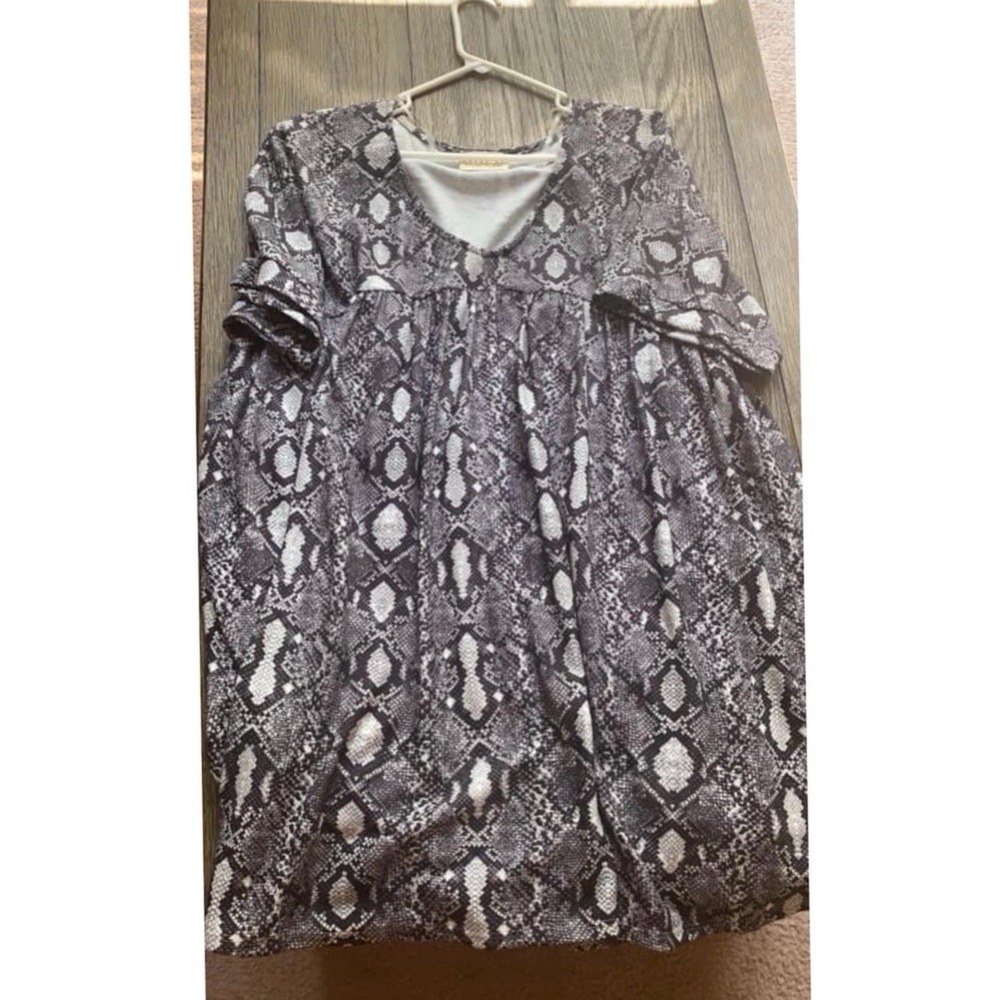 SnakePrint Dress